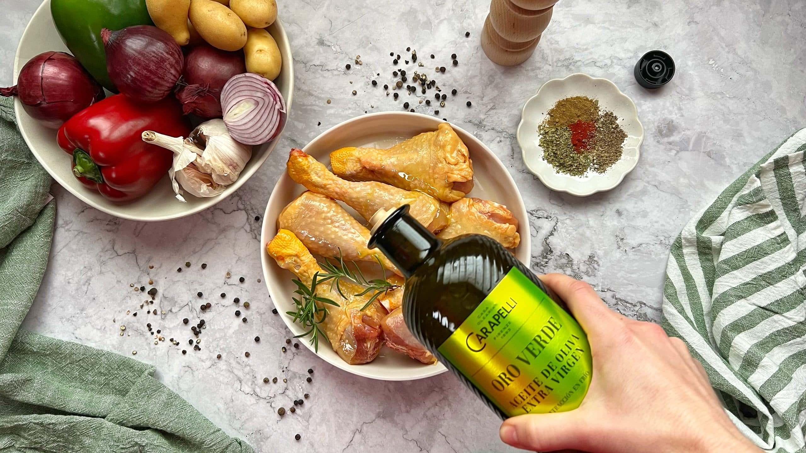 Pollo al horno